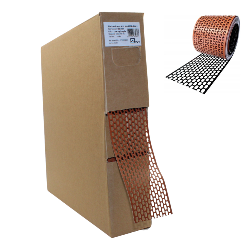 IVT Master-Roll Aluminium Traufenlüftungsband 60m | Vogelschutz