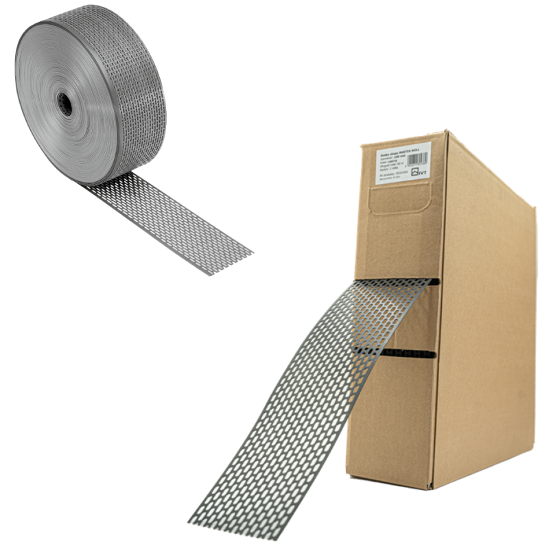 IVT Master-Roll Aluminium Natur Traufenlüftungsband 60m | Vogelschutz