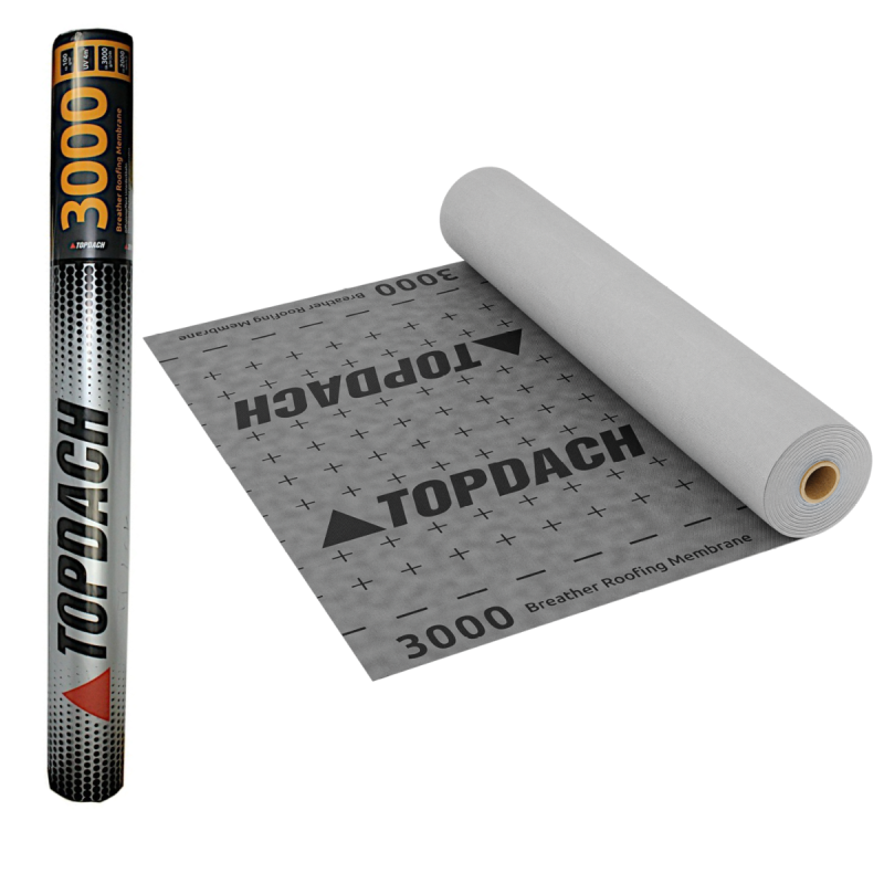 TOPDACH 3000 Unterspannbahn diffusionsoffen 100 g/m² 75 m²
