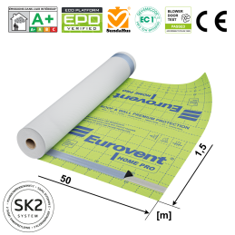 Eurovent HOME PRO 135 g Unterspannbahn 75 m² | Dach & Fassade