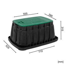 WATERMIL Ventilbox MAXI JUMBO – Ventilkasten 710x525 mm