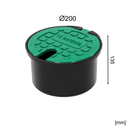 WATERMIL Ventilbox RAIN mit Kugelhahn 3/4 – Ventilkasten Garten