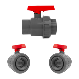 WATERMIL PVC-Kugelhahn IG×IG Einzelverschraubung PN16 – Absperrhahn