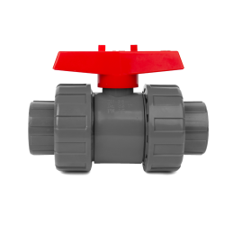 WATERMIL PVC-Kugelhahn IG×IG Doppelverschraubung PN16 – Absperrhahn