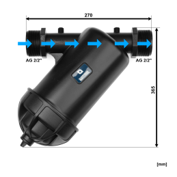 WATERMIL Y-Siebfilter 2 Zoll – Edelstahl Bewässerung 25 m³/h