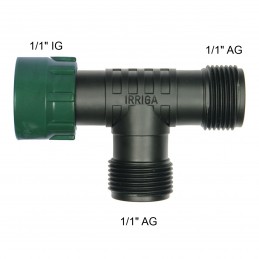 IRRIGA T-Kupplung mit Dichtung für Magnetventile