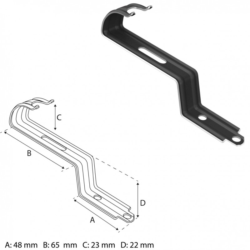 10 Stück Eurovent® UNI GRIP Firstklammern  Typ-U