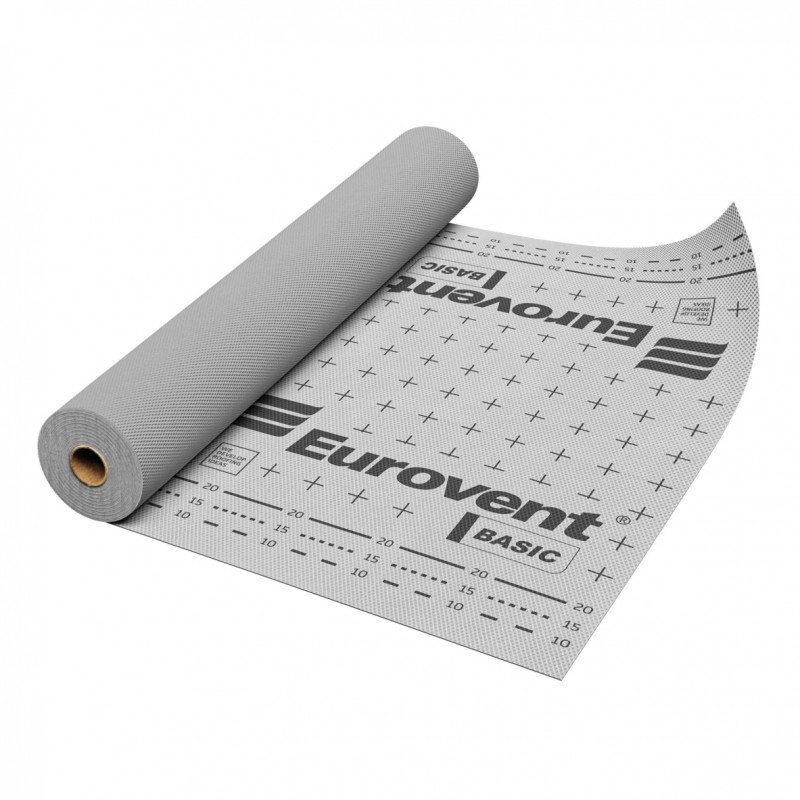 75qm Eurovent® BASIC 3-lagige Dachmembran 100g/m2