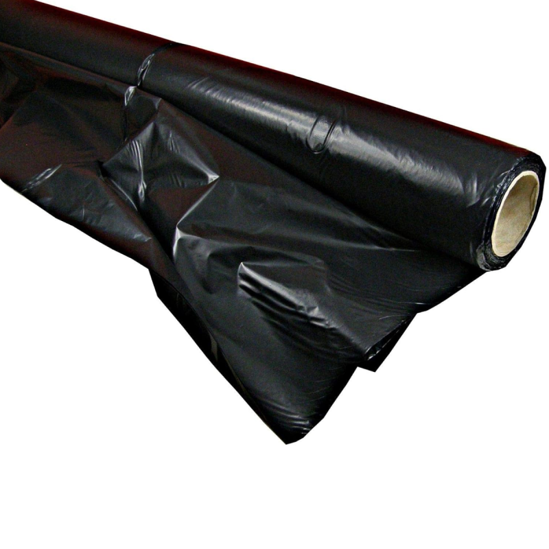 6m x 25m PE TYP100 schwarz Schutzfolie