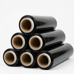 Stretchfolie Schwarz 23my 500mm | Handstretchfolie 1,5kg